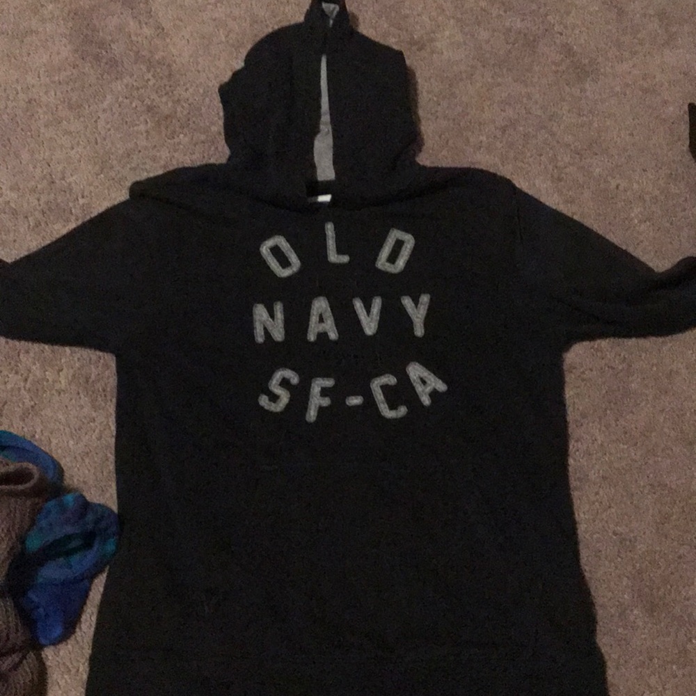 Old navy in good condition black hoodie